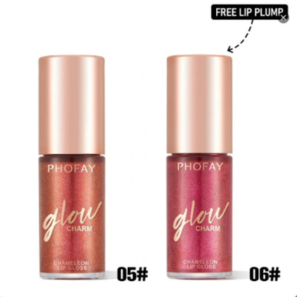 Phofay Crystal Shimmer Lip Glaze – Ultra-Hydrating Sparkle Gloss