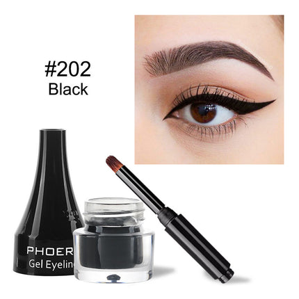Phoera 10-Color Vibrant Liquid Eyeliner – Waterproof & Long-Wear Matte Finish