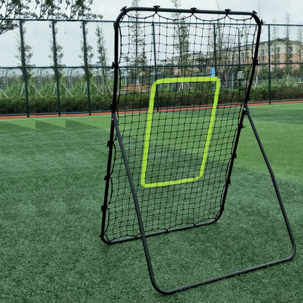 Multi-Sport Adjustable Rebounder Net – Heavy Duty Steel Frame Training Goal for Soccer, Baseball & Lacrosse Practice
