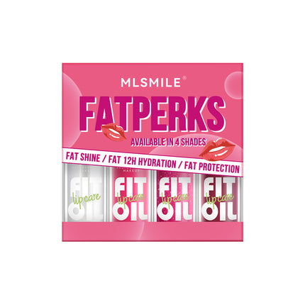 MLSmile 4-Piece Nude & Glam Lip Gloss Set – Non-Sticky High-Shine Finish