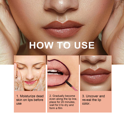 Long-Lasting Peel-Off Lip Tint Liner – Smudge-Proof & Waterproof Define