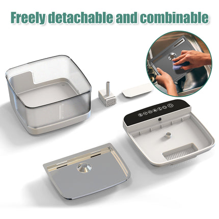 Wireless Rechargeable Pet Water Fountain – Motion Sensor Activated Dog & Cat Dispenser – Battery Operated Ultra-Quiet Filtered Fountain