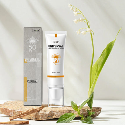 Universal Tinted Moisturizer with SPF 46 - Lightweight Mineral Sunscreen & Face Tint - Oil-Free Hydrating Formula for All Skin Types - 50ml