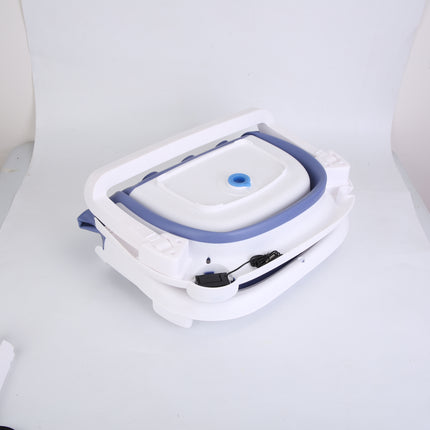 Collapsible Baby Bathtub with Real-Time Digital Thermometer – Foldable Travel-Friendly Tub for Newborn to 24 Months – Non-Slip & Non-Toxic Safety Bath