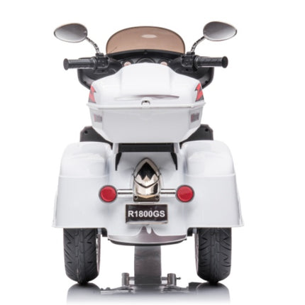 12V 2-Seater Kids Electric Motorcycle – Dual Motor Ride-On Motorbike with Key Start – 3-Wheel Stable Design, LED Headlights & Storage Box