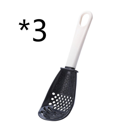 6-in-1 Multi-Functional Kitchen Cooking Spoon – Heat-Resistant Slotted Spoon for Grinding, Mashing, Straining & Whisking