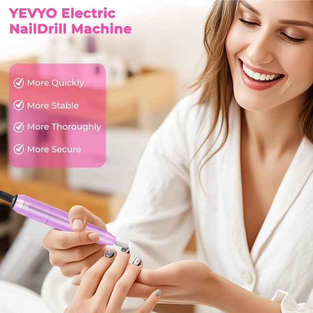 ProTouch™ Portable Electric Nail Drill – Professional Manicure & Pedicure Machine with 6 Bits