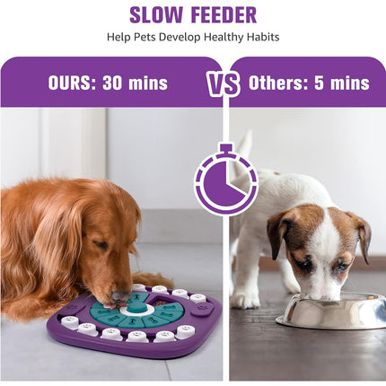 Interactive Dog Treat Puzzle Toy – Mental Stimulation and Slow Feeder Game for Small, Medium, and Large Dogs