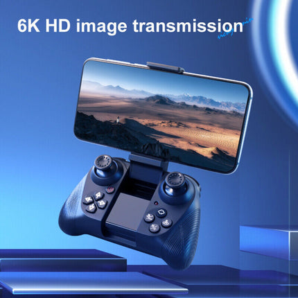 V13 RC Drone with 6K HD Dual Camera – WiFi FPV Foldable Quadcopter – Smart Obstacle Avoidance – 2 Batteries Included for Long Flight Time