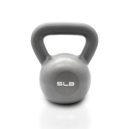 5lbs Vinyl Coated Kettlebell – Comfort Grip Weight for Women – Essential Strength Training Equipment for Home Gym & Pilates