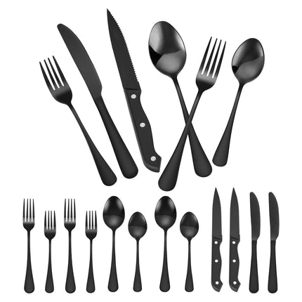 48-Piece Premium Silverware Set – Service for 8 – High-Grade Stainless Steel Flatware Kit