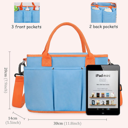 Luxury Diaper Bag Tote – Extra Large Waterproof Mommy Bag – Maternity Hospital & Weekend Travel Bag for Baby & Mom