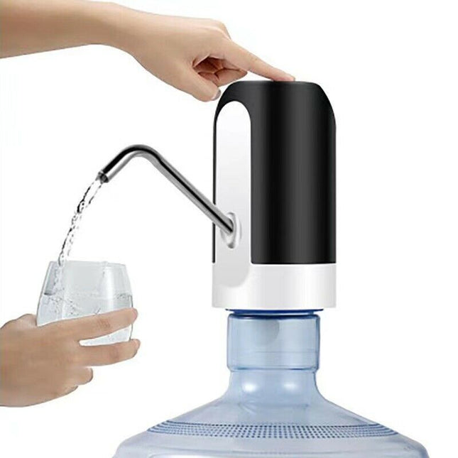 Electric Water Bottle Pump – Universal 5 Gallon Water Dispenser – USB Rechargeable Automatic Drinking Water Pump for Home, Office & Camping