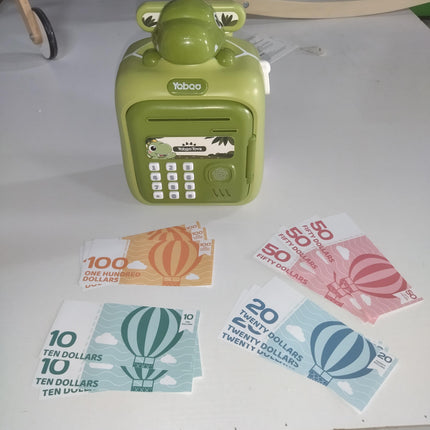 Luggage Piggy Bank for Kids – Creative Suitcase Shape Money Box – Interactive Savings Bank with Fun Sound Effects – Unique Travel-Themed Birthday Gift