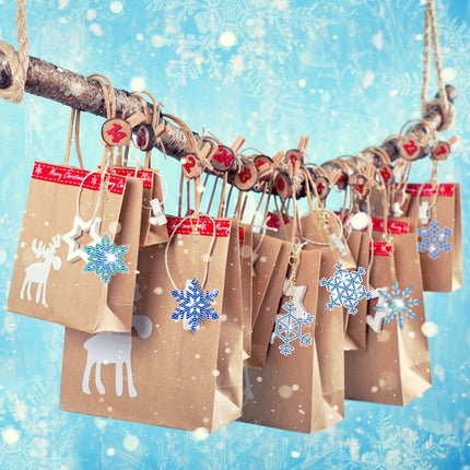 12 Packs Snowflake Diamond Painting Keychain Kits – DIY Sparkling Rhinestone Arts & Crafts – Winter Theme Keyring Making Set for Kids & Adults