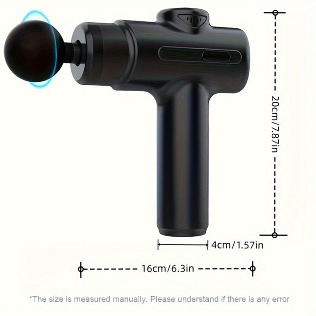 Professional Deep Tissue Massage Gun – Percussion Muscle Massager for Athletes – 8 Interchangeable Heads – Ultra-Quiet & Portable Recovery Tool