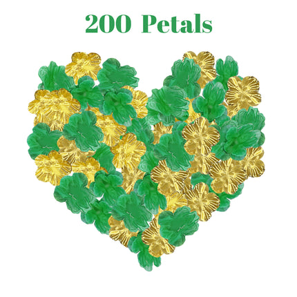 Vibrant Artificial Silk Rose Petals – 200 Pcs of Realistic Floral Decor for Romantic Events & Party Decorations