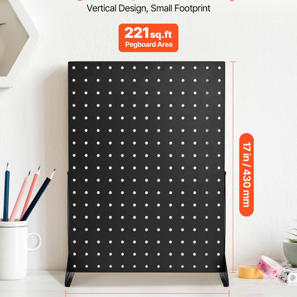 Tabletop Pegboard Display Stand Set – Heavy Duty Steel Organizer Panels for Retail, Crafts and Home Storage
