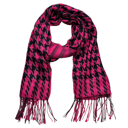 Textured Jacquard Weave Plush Scarf – Warm & Luxurious Wrap for Elegant Evenings & Everyday Style