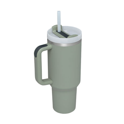 Oversized 40oz Travel Mug with Straw – Spill-Proof Insulated Water Bottle for Gym, Office & Road Trips