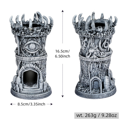 Cyclops Beholder Dice Tower – Hand-Painted Resin Fantasy Dice Roller – Tabletop RPG Accessory for D&D, Pathfinder & Board Games – Unique Gaming Decor