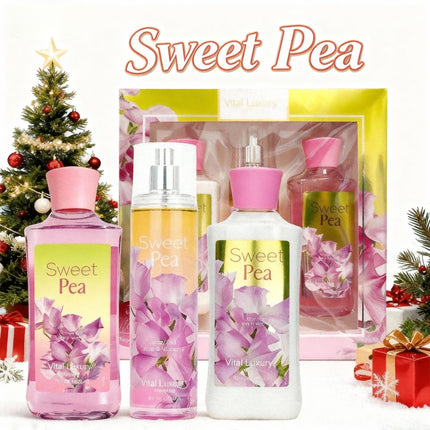 Premium Christmas Fragrance Set – Shower Gel, Body Lotion & Mist Trio