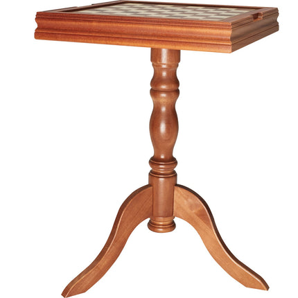 3-in-1 Premium Wooden Chess Table Set – 18-Inch Deluxe Game Furniture – Includes Chess, Checkers & Backgammon – Elegant Home Decor & Family Board Game