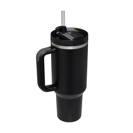 Oversized 40oz Travel Mug with Straw – Spill-Proof Insulated Water Bottle for Gym, Office & Road Trips