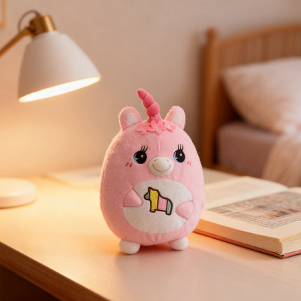 Cute Capybara Plush Toy with Turtle Backpack – Soft Stuffed Animal Doll – Kawaii Capybara Plushie for Kids & Adults (Brown)