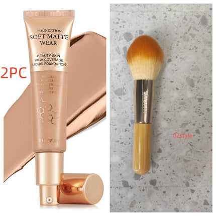 24H Long-Wear Waterproof Foundation – Total Conceal & Blur