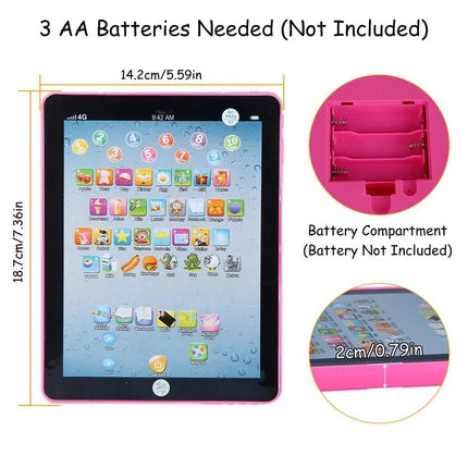 Kids Learning Tablet – Interactive Educational Mini Pad with Letters, Numbers & Music – Touch & Learn Toddler Toy for Early Development
