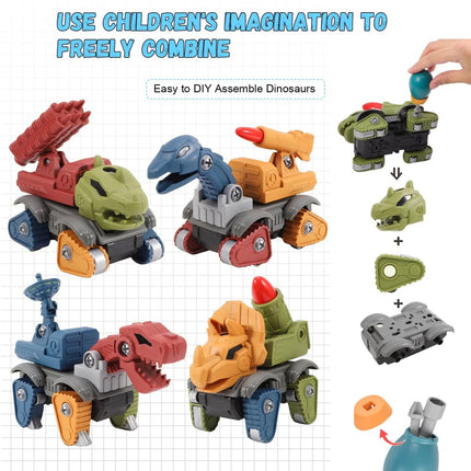Walking Dinosaur Toy with Roaring Sounds & LED Lights – Realistic Interactive Dino Figure for Boys 3+ – Battery Operated Prehistoric Discovery Toy