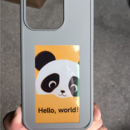 Smart E-Ink Screen Phone Case – NFC DIY Personalized Display Case – Battery-Free Instant Image Projection Luxury Cover