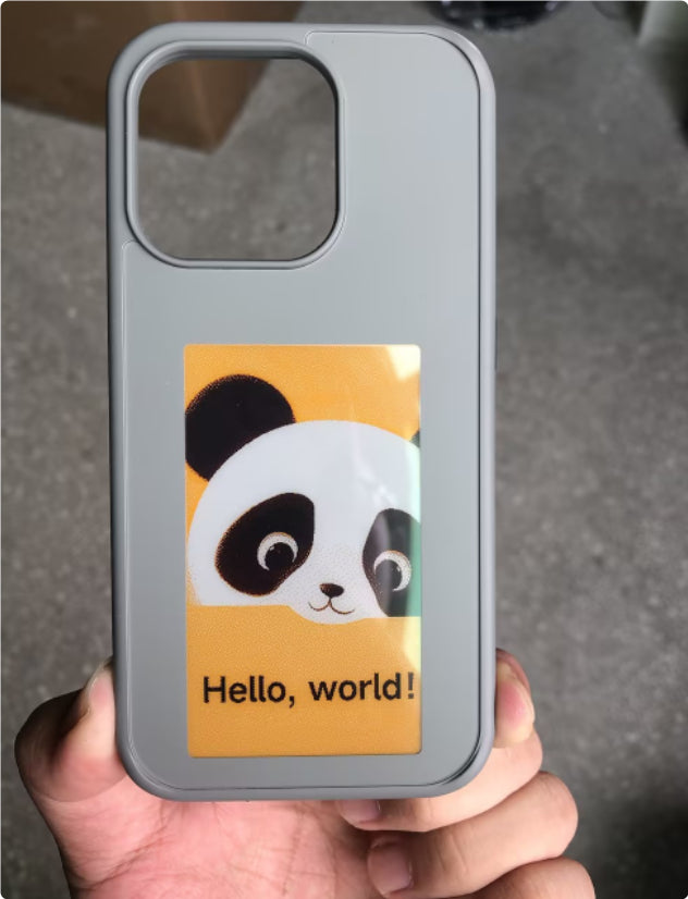 Smart E-Ink Screen Phone Case – NFC DIY Personalized Display Case – Battery-Free Instant Image Projection Luxury Cover