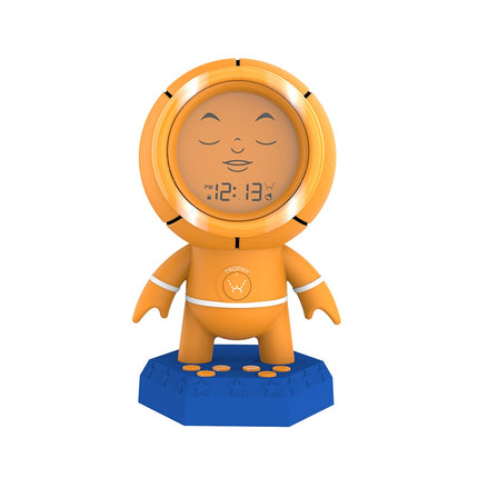 180° Rotating Projection Alarm Clock – Digital LED Mirror Clock with FM Radio – Smart Bedroom Clock with Dual Alarms & USB Charging Port