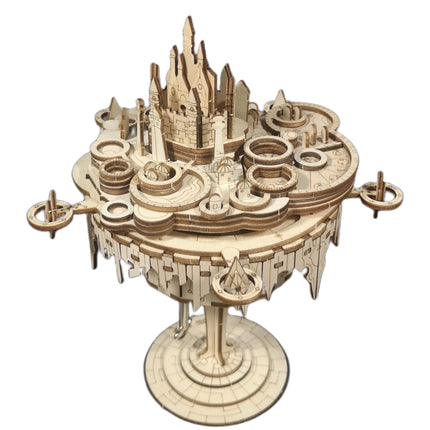 3D Wooden Puzzle Music Box – DIY "You Are My Sunshine" Castle Model Kit – Mechanical Craft Set for Adults & Women – Unique Anniversary & Birthday Gift