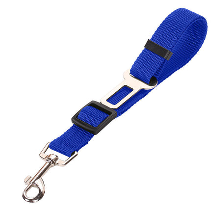 Adjustable Dog Car Seat Belt – Heavy Duty Nylon Pet Safety Lead – Universal Vehicle Seatbelt Attachment for Dogs & Cats