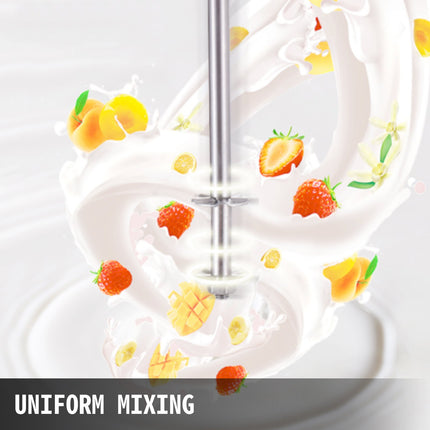 Commercial Double-Head Milkshake Maker – 180W+180W Dual Motor Electric Drink Mixer – Stainless Steel Machine with Two 800ml Cups