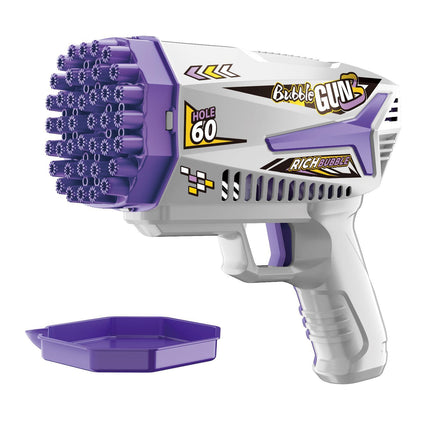 Automatic Bubble Gun Launcher – Thousands of Bubbles Per Minute – Portable Bubble Blower for Outdoor Parties, Weddings & Birthdays – Kids & Toddlers Summer Toy