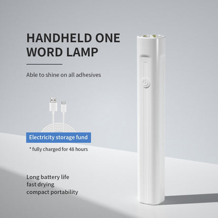 LuxeCure™ Portable LED Nail Lamp – Cordless Rechargeable Mini Dryer for Gel Nails