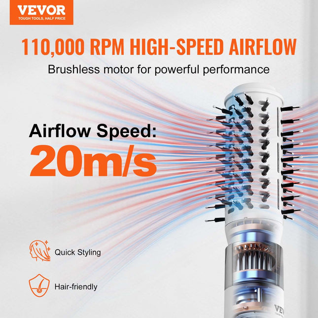 Ultra-Speed 3-in-1 Blow Dryer Brush – Professional Volumizer & Straightener with Digital Motor