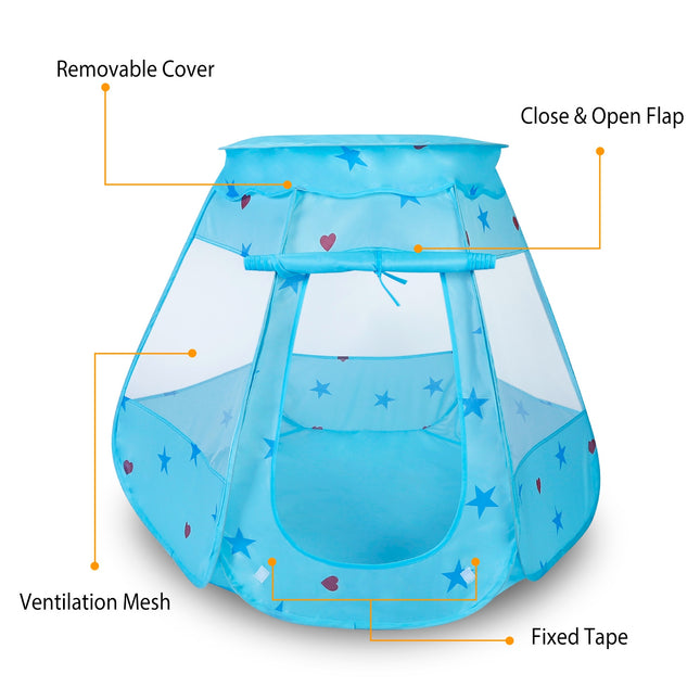 Kids Pop-Up Castle Play Tent – Portable Indoor & Outdoor Playhouse – Foldable Children’s Secret Hideout – Perfect Birthday Gift for Boys & Girls