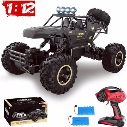 4DRC Rock Track Off-Road RC Crawler – 4WD Rechargeable Monster Truck – All-Terrain Remote Control Climbing Car for Kids & Adults