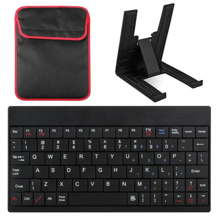 80-Key Compact Wired Keyboard – Portable Mini USB Keyboard with Protective Carry Bag – Durable & Lightweight Design for Travel, Laptop & PC