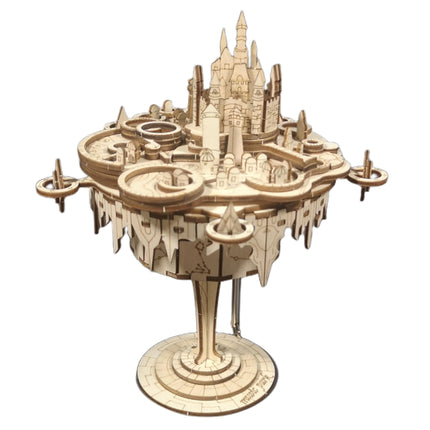 3D Wooden Puzzle Music Box – DIY "You Are My Sunshine" Castle Model Kit – Mechanical Craft Set for Adults & Women – Unique Anniversary & Birthday Gift