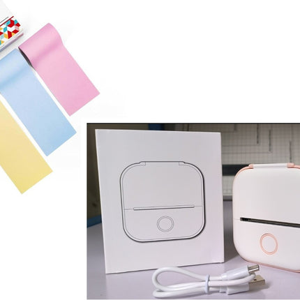 Mini Portable Thermal Printer - Wireless Bluetooth Pocket Printer for Photos, Study Notes & Labels - Inkless Mobile Photo Printer for iOS & Android