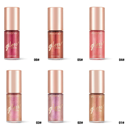 Phofay Crystal Shimmer Lip Glaze – Ultra-Hydrating Sparkle Gloss