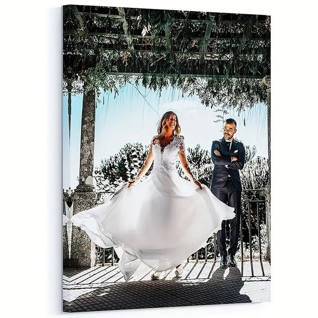 Personalized Framed Canvas Prints – Custom Photo to Wall Art – High-Definition Digital Printing on Premium Canvas – Ready to Hang Home Decor Gift