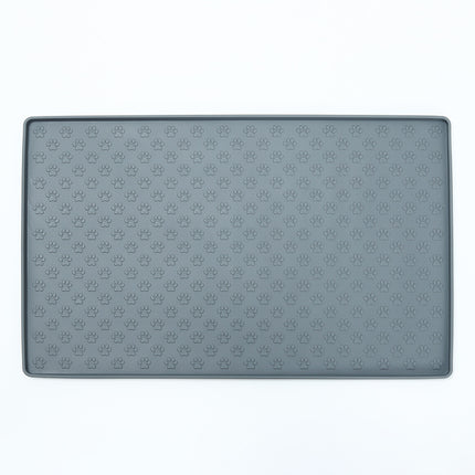 Waterproof Silicone Pet Feeding Mat – Non-Slip Dog & Cat Placemat with Raised Edges – Food-Grade Silicone Floor Protector for Food & Water Bowls