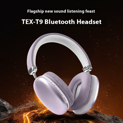 T9 Wireless Bluetooth Headphones – Hi-Fi Stereo Over-Ear Headset – Deep Bass & Noise Isolation with Built-in Mic – Soft Cushion Comfort for Gaming, Music & Travel